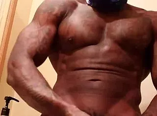 Muscular BBC Bodybuilder Dominates Slut in Humiliating Worship Session