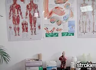 Strokies Horny Nurse Riley Reyes Wraps Tiny Tits Around Hard Cock At Work