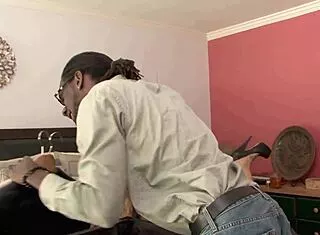 julie cash gets naughty with her horny black stepdad