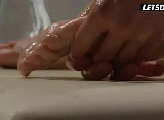 hey blonde babe nesty, your masseur's fingers feel so good in that wet pussy