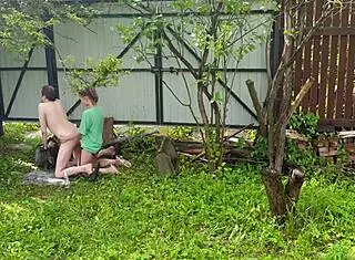 Anastasia Mistress Pegs Sasha Earth Outdoor in Strapon Domination