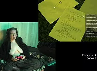 fat brunette bbw strips naked for night springs game playthrough part 3 with big natural tits and huge ass