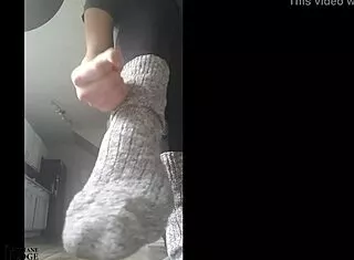 hey loser check my feet dominating your tiny cock in sexting compilation