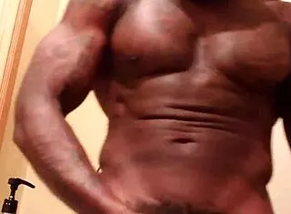Muscular BBC Bodybuilder Dominates Slut in Humiliating Worship Session