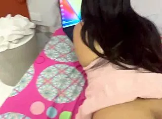 big ass sister-in-law seduces me gets semen flooded doggy style