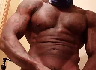 Muscular BBC Bodybuilder Dominates Slut in Humiliating Worship Session