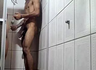 i caught sister-in-law shower fuck bareback cum