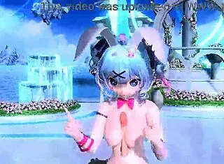 HATSUNE MIKU NUDE RABBIT COSTUME BIG TITS ASS TOY!