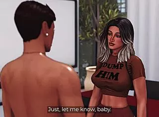 Shemale Futa Roughly Penetrates Best Friend's Boyfriend Sims 4