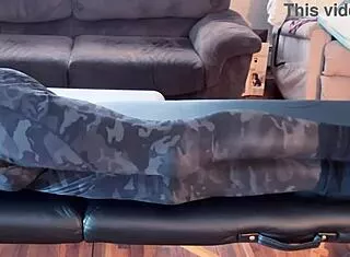 Stretching in Compression Pants Feels Intensely Sensual on Table