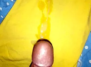 guy jerks massive cum load cock explosion