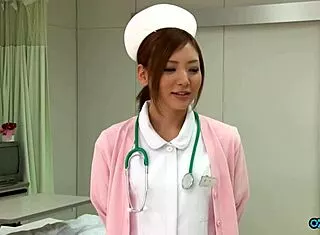 Nurse Kneels Sucking Dick Toys Nipple Bliss
