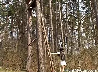 Kate Black Fingers Her Big Pussy Cunt Orgasm In Outdoor Nature Solo