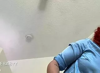 wanna see step-sis give gloved cfnm handjob medical exam?