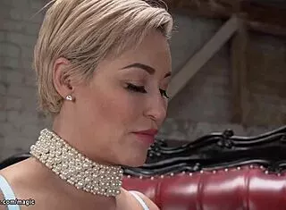 Milf Lesbians Whip Bound Slave Into Anal Fuck Submission!