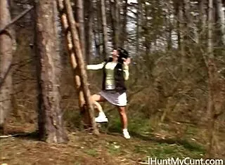 Kate Black Fingers Her Big Pussy Cunt Orgasm In Outdoor Nature Solo