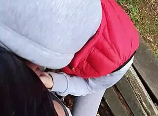 dare to risk quickie pov doggystyle creampie with 18yo teen outdoors?