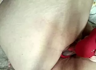 annerios2 moans with swollen pussy from brazilian vibrator solo