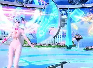 HATSUNE MIKU NUDE RABBIT COSTUME BIG TITS ASS TOY!