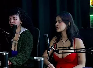 safada dances sensual after art job reveal on sheer red faroraf