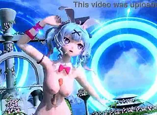 HATSUNE MIKU NUDE RABBIT COSTUME BIG TITS ASS TOY!