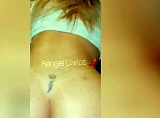rangel carlos rubs her wet pussy on ex's throbbing shaft