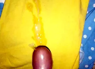 guy jerks massive cum load cock explosion
