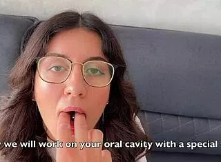 girl with speech issues gets fucked hard by therapist closeup moaning
