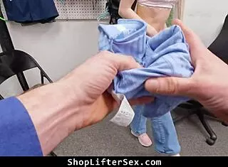demi hawks young shoplifter caught lying to mall cop gets rough garage punishment