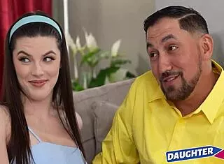 stepdaughter fiona frost teases uncle with her tight motivation