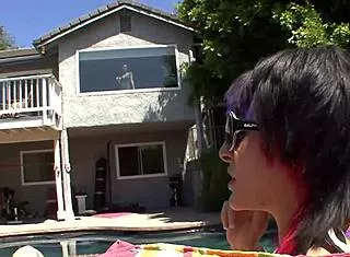 Hey sexy punk, your big puffy nipples look so lickable in that bikini...