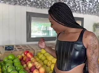 horny french metisse slut pounded by two black cocks