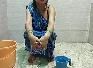 Stepmom Begs Stepsons Cock While Cleaning Clothes!