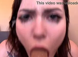 Deepthroat Queen Messy Facial Explosion