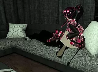 VRChat Brutal Femdom Facesitting Makes Her Pass Out Hard!