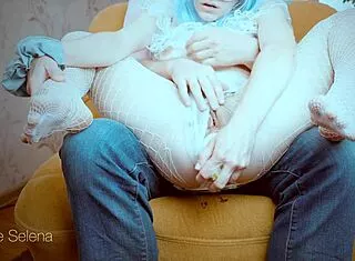 Extreme anal fisting stretches gaping ass with hand. Huge vegetables plunge deep inside.
