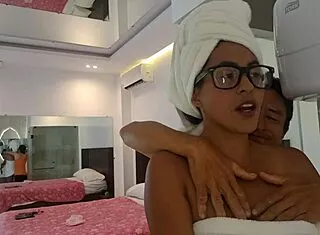 perverted old man rips clothes and fucks busty latina stepdaughter's tight wet pussy hard