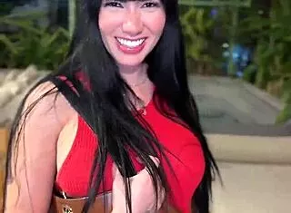 Yenifer Chacon Latina Rooftop Cock Tease Blowjob