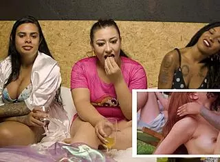 você já viu o reagi ao bobeou dançou? sant assistindo porno com ariella ferraz e amanda borges, mario louco
