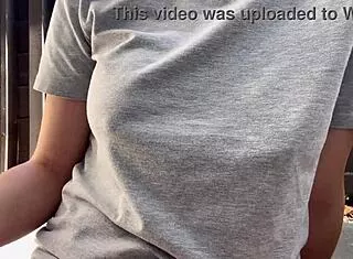 Italian Milf's Huge Nipples Bounce Smoking Big Tits Outdoor Fetish
