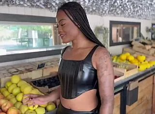 horny french metisse slut pounded by two black cocks