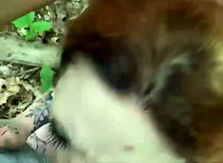forest catch turns into her begging for that massive black cock