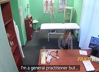doctor finds out she's stuffing her pussy like a total whore right?