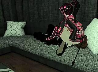 VRChat Brutal Femdom Facesitting Makes Her Pass Out Hard!