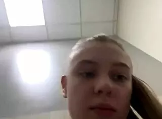 Teen squirts extremely hard fingering wet pussy in public gym closeup