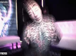 TIGER LILLY'S TATTOOED BODY PERFECT FOR FUCKING RIDING CUMSHOTS AND FOOTJOB FETISH