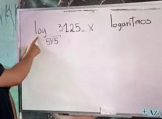 Asian Student Teases Japanese Teacher with Erotic Math Roleplay Seduction