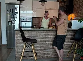 wife sneaks blowjob on hubby's best friend dick behind his back 😈💦