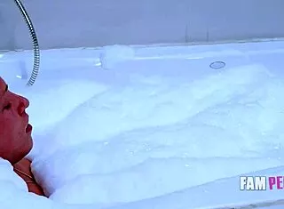 Soak Your Cock to Stepmom's Surprise Panties Ride!