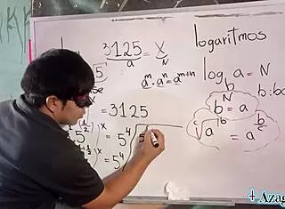 Asian Student Teases Japanese Teacher with Erotic Math Roleplay Seduction